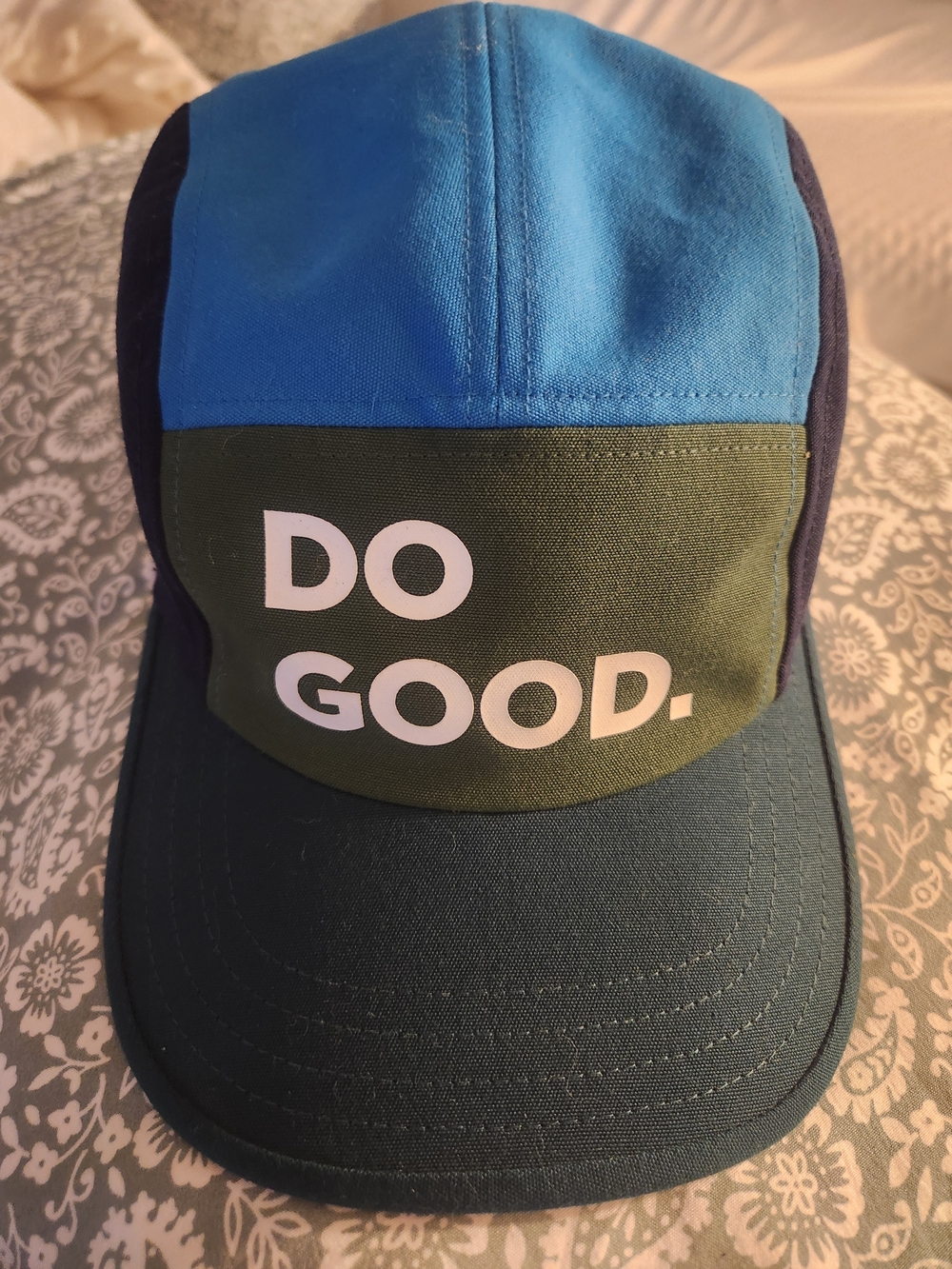 cotopaxi Black & Teal Interior Logo Cap